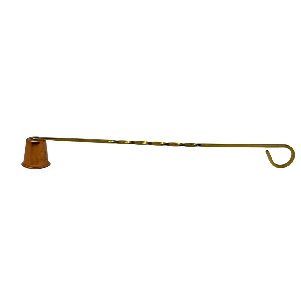 Vintage Coppercraft Guild Candle Snuffer 11"‎ Brass Handle Taunton Mass